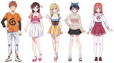 Os Personagens de Kanojo Okarishimasu  Kanojo, okarishimasu, Anime  characters, Anime